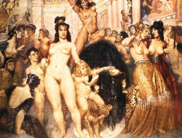foot gay licking norman lindsay painting the gay victorians